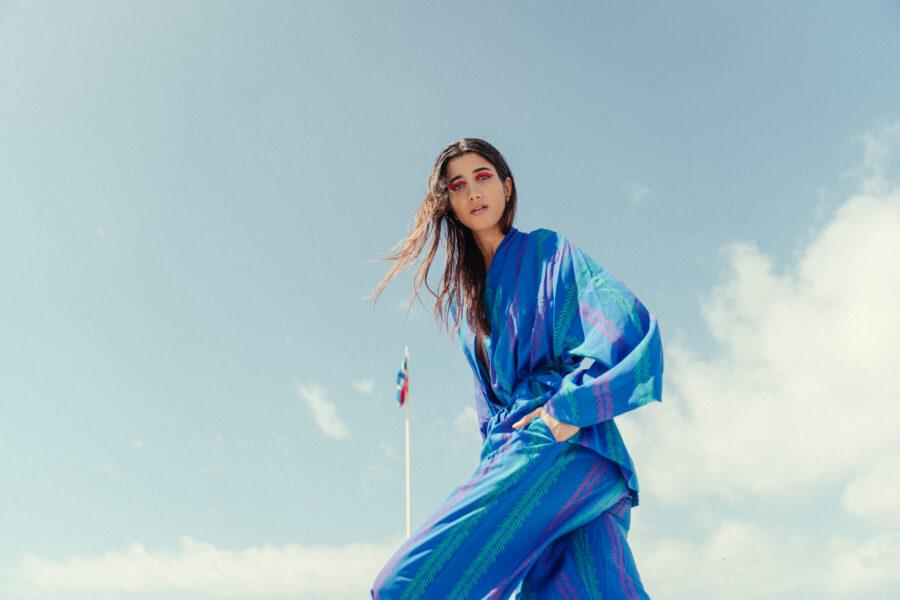 Sophie Kimono Blu Bis - immagine 2