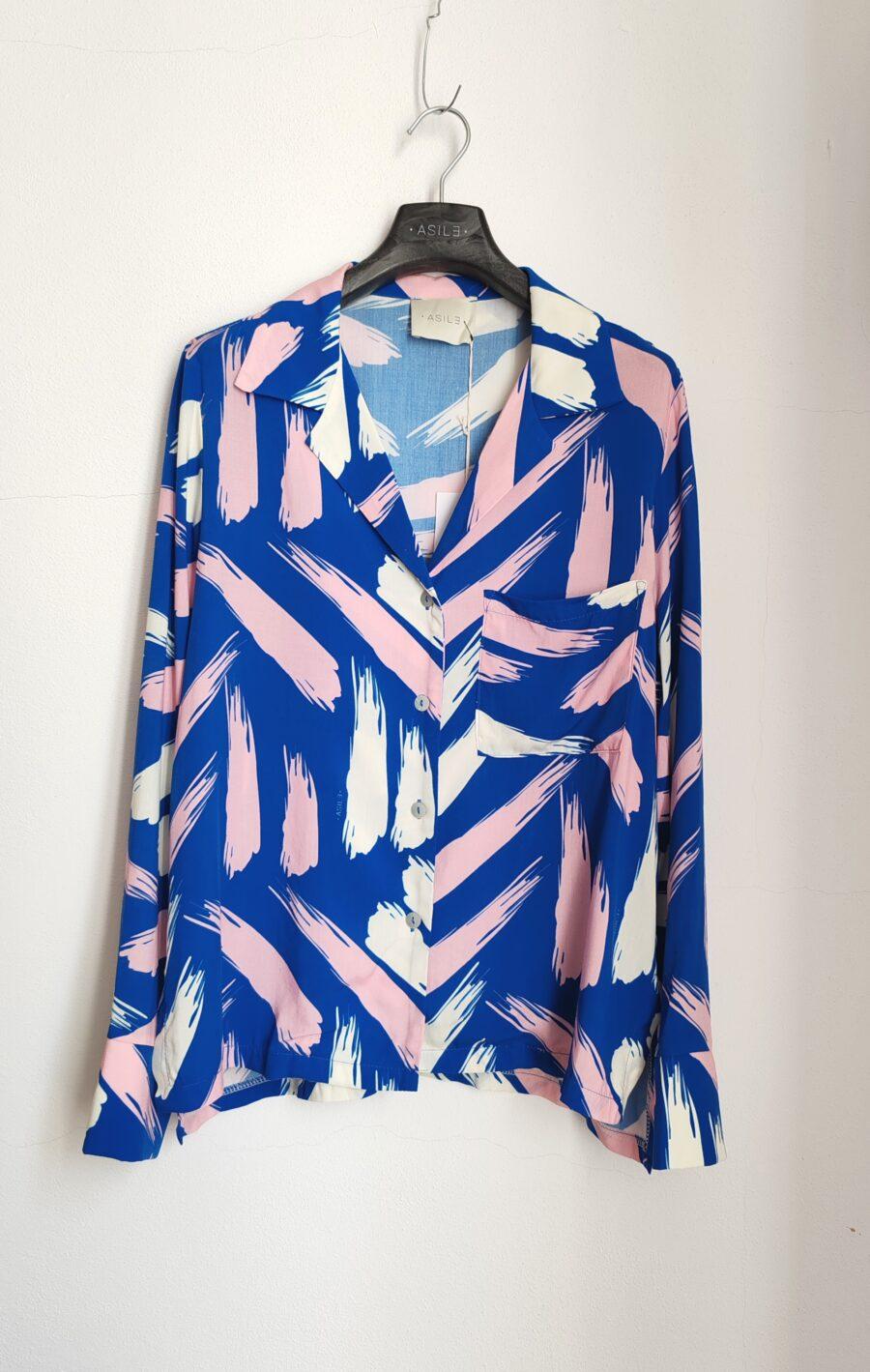 Marion Blouse  Blu/Pink - immagine 3