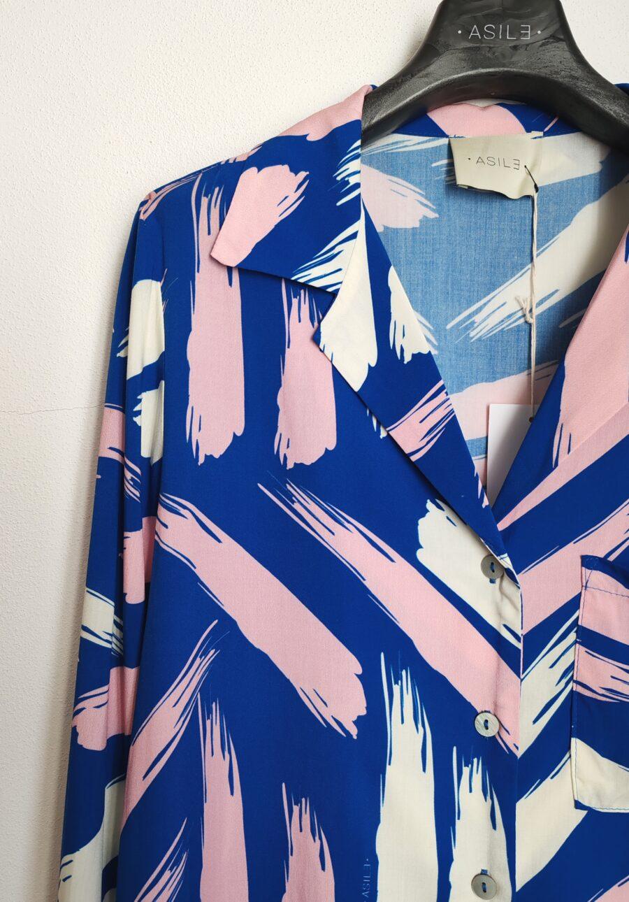 Marion Blouse  Blu/Pink - immagine 4