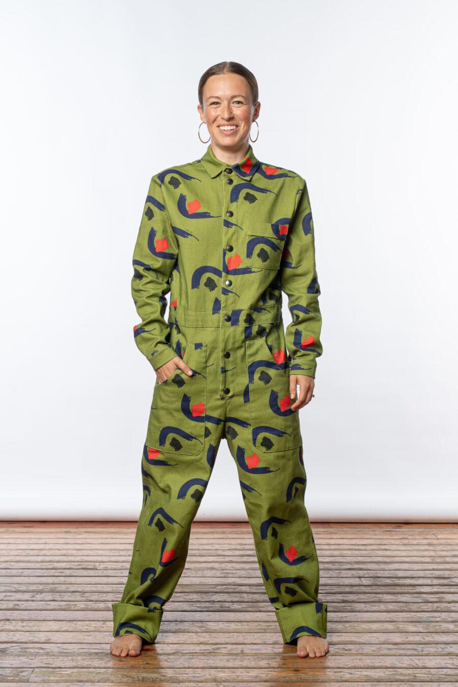 LA TUTA Asile - Print Spicy Green