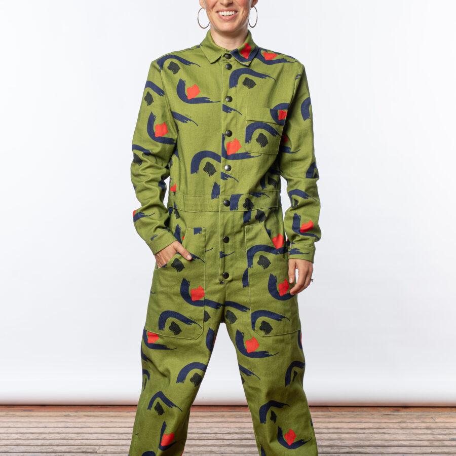 LA TUTA Asile - Print Spicy Green